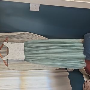 2Bunnies Sage Green Maxi Dress